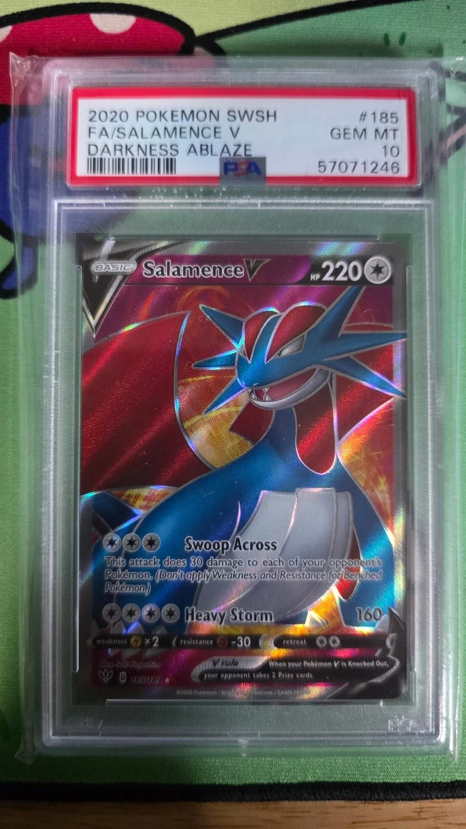 Salamence V 185/189 Swsh03: Darkness Ablaze for sale | eBay