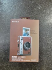 Fujifilm Instax Mini EVO Instant Camera - Brown