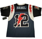 Rebel Vengeance Football Jersey 2XL Lightning Bolt Stitched #12 Blue NWT — photo 2