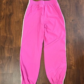 Victoria's Secret PINK Tech Woven Jogger Pants in the color Pink Gossip Size S