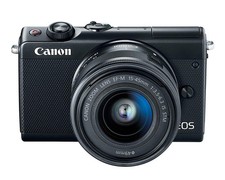 Canon EOS M100 Mirrorless Digital Camera with 15-45mm Lens - Black