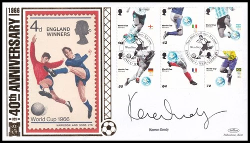 KARREN BRADY CBE Signed 2005 GB World Cup Winners Benham Gold (329) FDC