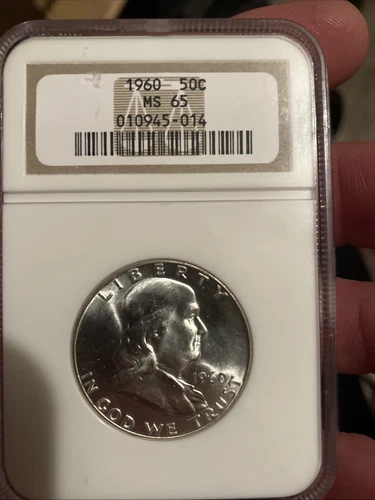 1960 Franklin Half Dollar MS65 NGC