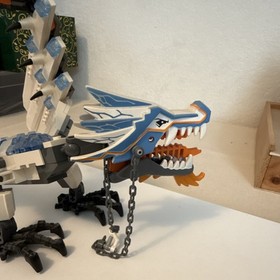 LEGO 2260 Ice Dragon Attack , No Mini figs, No Flag, (Genuine) Ninjago