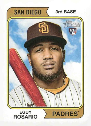 2023 Topps Heritage #61 Eguy Rosario | Baseball Card