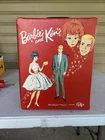 Vintage 1964 Barbie and Ken Red Vinyl Doll Carrying Case Trunk