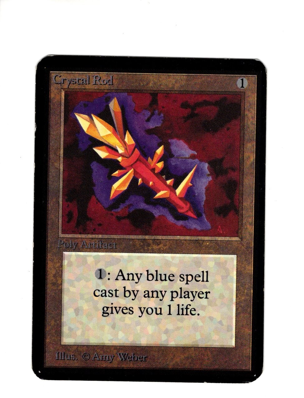 Crystal Rod Alpha MP MTG Magic the Gathering