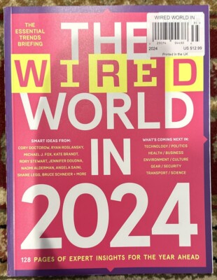 The Wired World In 2024 Magazine Printed In The UK