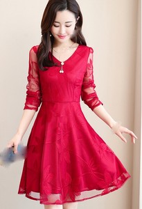korean silk dress