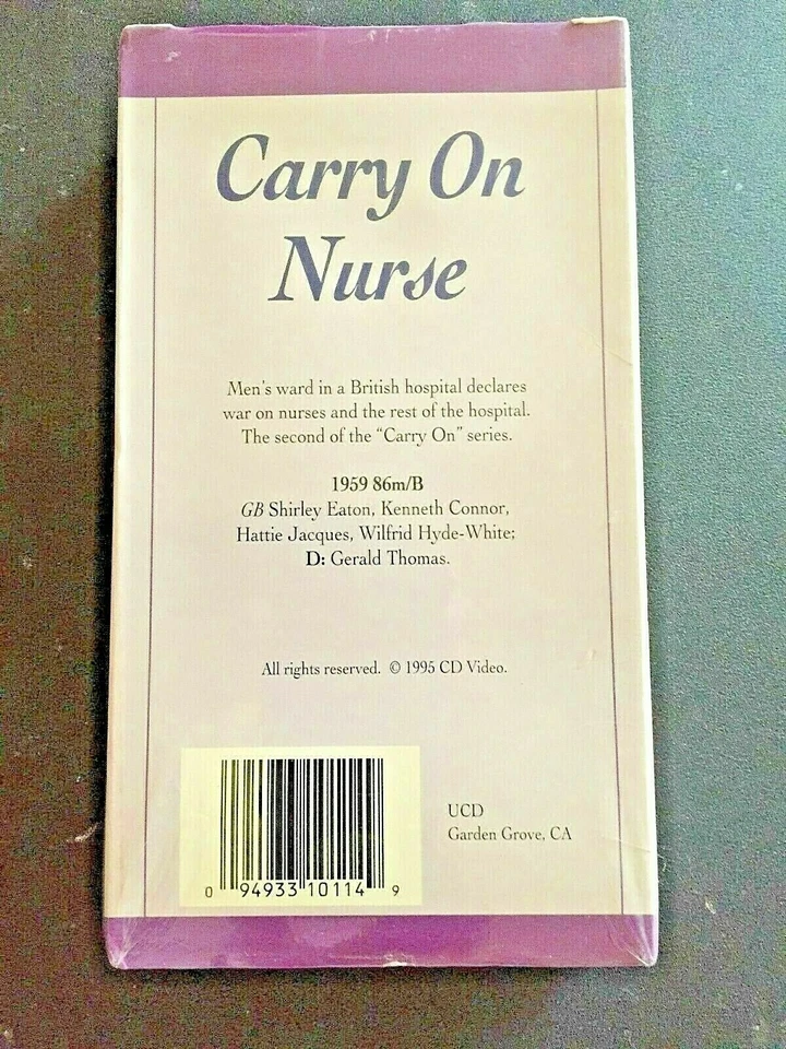 CARRY ON NURSE VHS Movie 1959 Brand New Original Packaging - Image 2 of 2