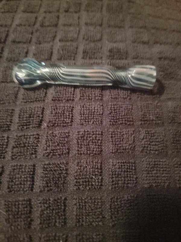 GLASS CHILLUM PIPE TOBACCO SMOKING