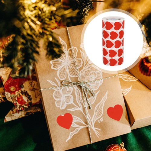 5 Rolls Liebe Aufkleber Herzförmige Selbstklebende Valentinstag-Liebesaufkleber - Bild 7 von 12