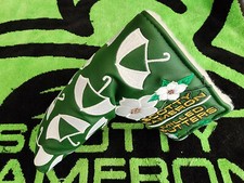 Rare Scotty Cameron 2017 Masters Dancing Umbrellas Putter head cover Headcover⛳