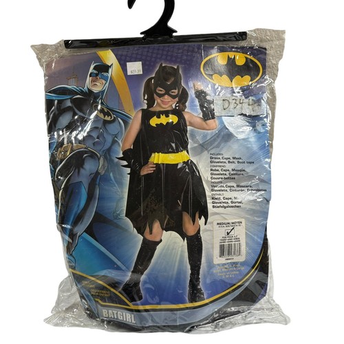BATGIRL Costume Childs Size 8/10 Halloween DC Comics Play Outfit Trick Or Treat - Picture 3 of 6
