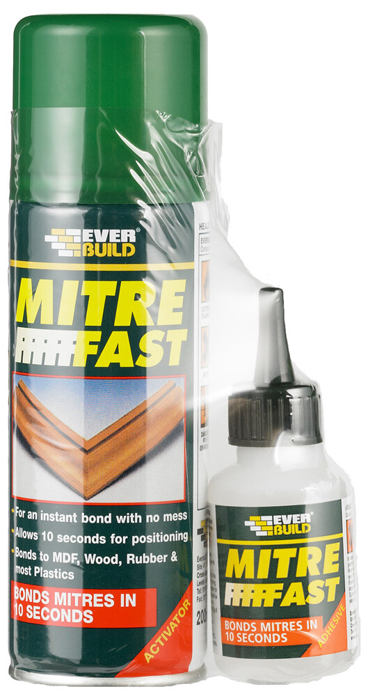 Everbuild Mitre Fast Bonding Kit - 50g Adhesive, 200ml Activator - Image 13