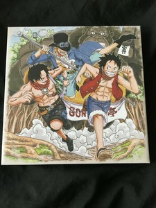 One Piece Canvas Board The Greatest th Anniversary Ichiban Kuji Ace Sabo Luffy Ebay
