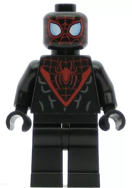 LEGO Spider Man Minifigure Spider Man Miles Morales Genuine eBay