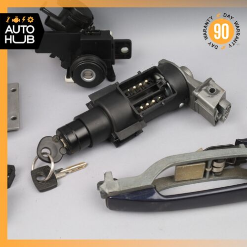 99-02 Mercedes R129 SL500 Steering Ignition Switch Trunk Door Lock Key Set OEM - Picture 4 of 15
