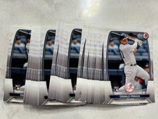 Lot (52) OSWALD PERAZA Yankees 2023 Bowman Baseball base rookie cards #70