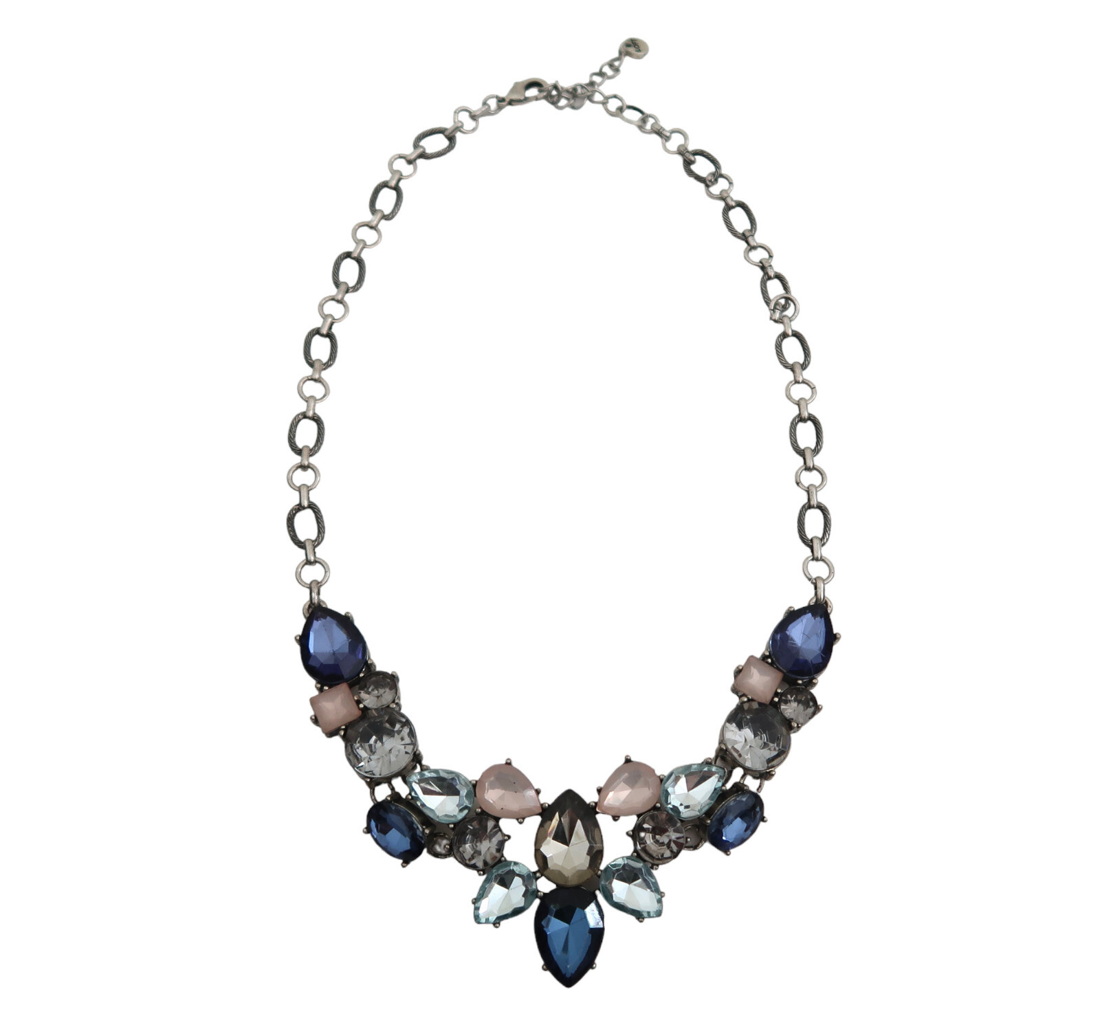 LOFT Multi crystal statement necklace - image 1