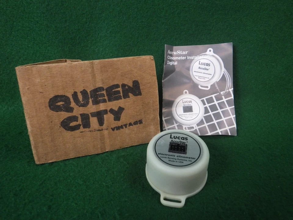 Nuevo de Lote Antiguo Lucas Electronics Clinometer Accustar 02383-02 Foto 3 de 4