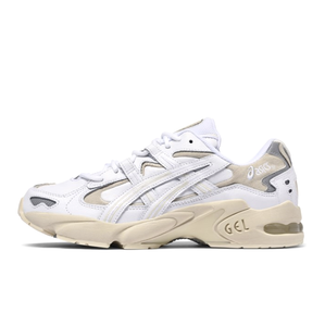 asics gel kayano 5 og white beige