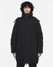 Women's $325 Jordan Essentials Down Parka Black Jacket Size Xl Dh0781-010