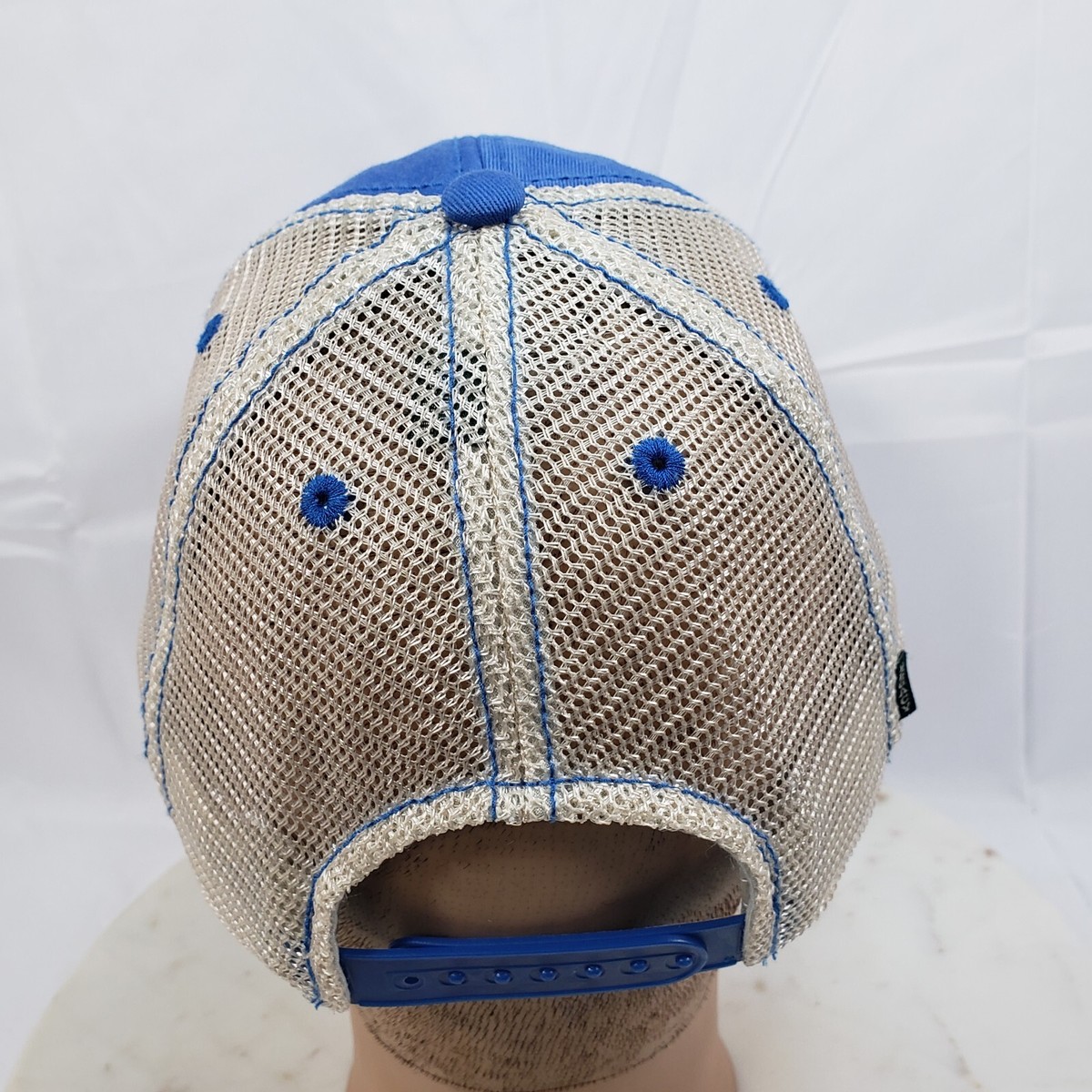 JKL Pods Hat Orca Survey Cap Blue Mesh Snapback J Pods Legacy Adj