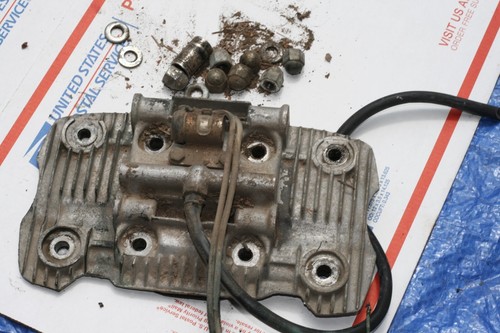 1960-69 HONDA 305 DREAM TOURING OEM ENGINE HEAD TOP NUTS