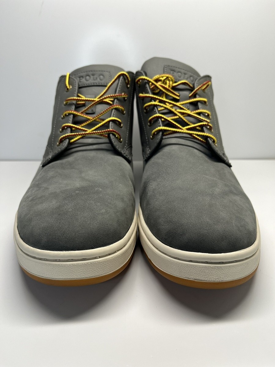 Polo by Ralph Lauren Gray Chukka Boots. Men\'s 13. Excellent condition. So nice! Polo Ralph Lauren Chukka Boots Mens 13 Gray Suede Lace Up Hi  main image 3