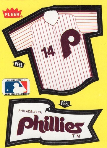 Camiseta deportiva del equipo de béisbol Fleer MLB 1985 logotipo y calcomanías adhesivas a elegir de la lista - Imagen 24 de 75
