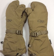OUTDOOR RESEARCH, FIREBRAND MITTS WITHOUT LINERS, COYOTE, SZ SMALL, NWT
