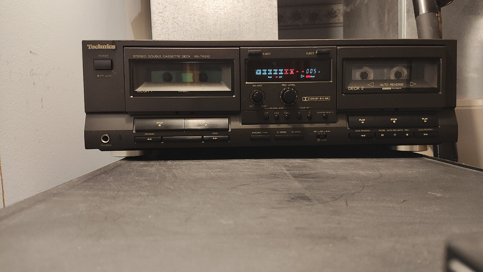 Technics RS-TR212 Stereo Cassette Deck   -HEAR IT-   {{{RESTORED}}}