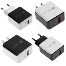 Quick Charge QC3.0 USB 5V 3A Mobile Phone Wall Travel AC Fast Charger Adapter