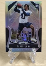 2019 Panini Prizm Silver David Long RC Auto Los Angeles Rams #386