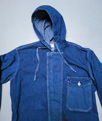 VTG 60s 70s SETLOW & Sons Coveralls Boilersuit Blue Denim Sz 40