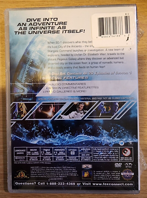NEW - Stargate Atlantis The Complete First 1st Season (DVD) | eBay