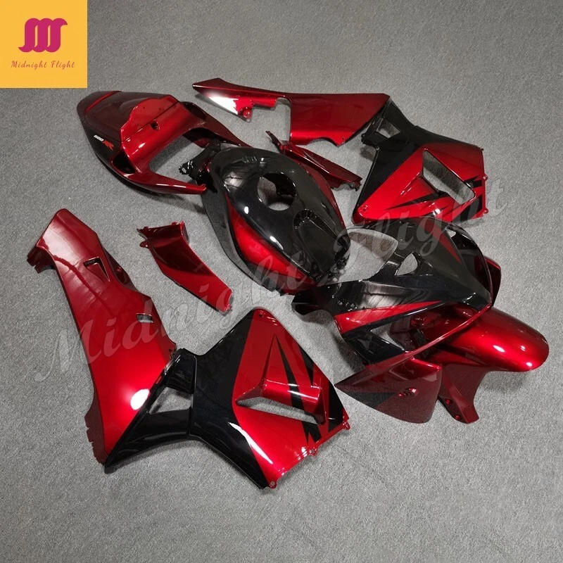 Kit de carenado para Honda CBR600RR 2005 2006 ABS juego de carrocería de inyección rojo negro Foto 3 de 3
