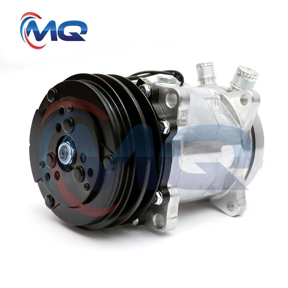 AC Compressor w/ Clutch For 1984-1986 Jeep Cherokee 2.1L 2.5L CO 9285C J3741284 - Image 2 of 4