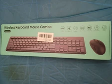 KM6900 Wireless Keyboard & Mouse Combo - Black - Brand New!! 