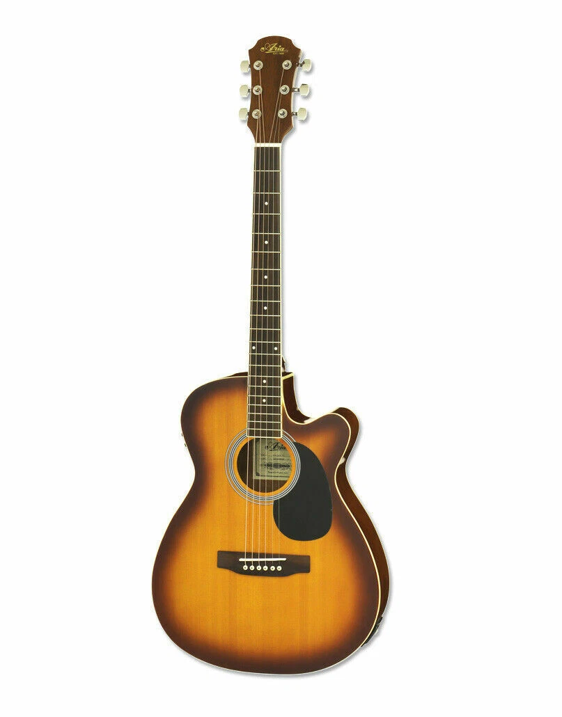 ARIA AWN 15CE TS ACOUSTIC ELECTRIC GUITAR TOBACCO