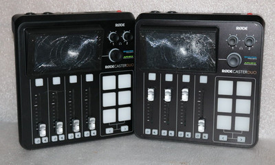 LOT OF 2 RodeCaster Duo Integrated Audio Production Studio