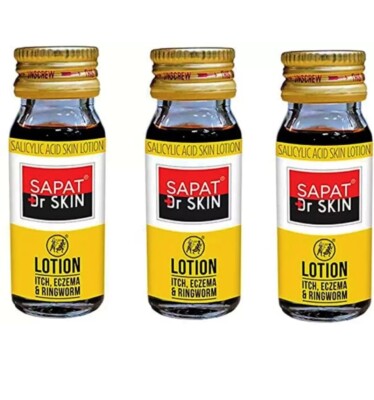 3X Ayurvedic Sapat Plus Lotion 12ml Gently apply the lotion to the affected area