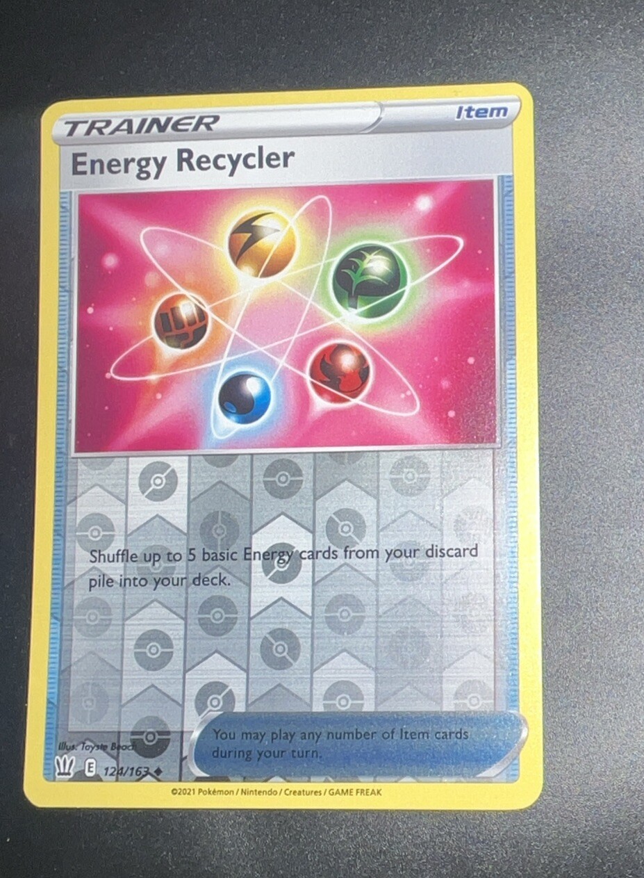 Energy Recycler 124/163 Reverse Holo Battle Styles Pokemon Card - NM