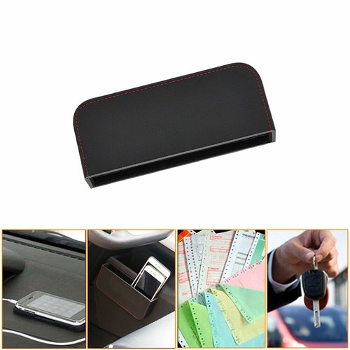 Car Interior Accessories Phone Organizer Storage Bag Box Holder Universal Black - Picture 8 of 12
