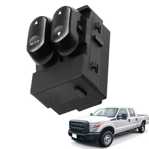 Evan-Fischer Front Left Driver Side Window Switch For 2002 Ford F-250 Super Duty - Replaces 5C3Z14529AAA