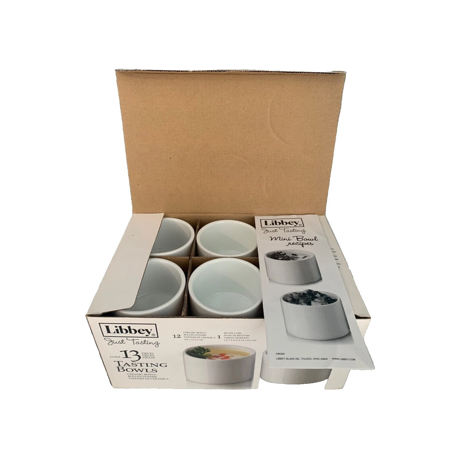 Tazones de Vajilla Libbey Blanco