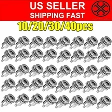 10/20/40x DC Power Supply Jack Socket Female Panel Mount Connector 5.5mm x 2.1mm