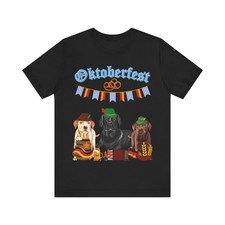 Labrador Oktoberfest Shirt Lab Mom Gifts Black, Yellow or Chocolate Labrador Dad