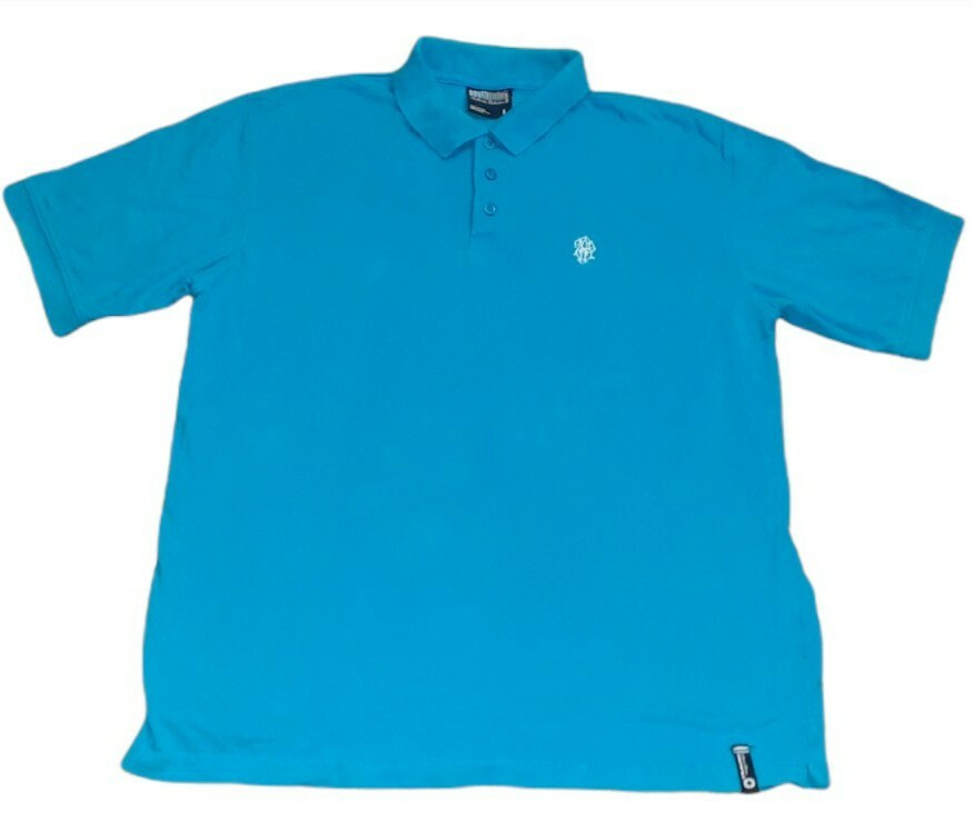 Southpole Mens Polo Shirt Size L Blue Cotton Casual Short